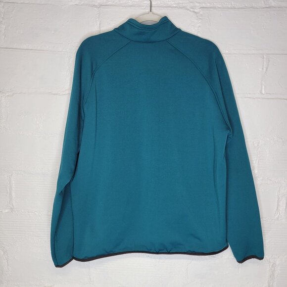 Eddie Bauer First Ascent Men's XL Pullover Sweatshirt 1/2 Zip Green - Picture 2 of 5